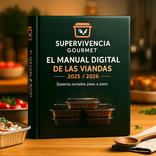 SUPERVIVENCIA GOURMET - EL MANUAL DIGITAL DE VIANDAS CASERAS + 8 BONUS GRATIS
